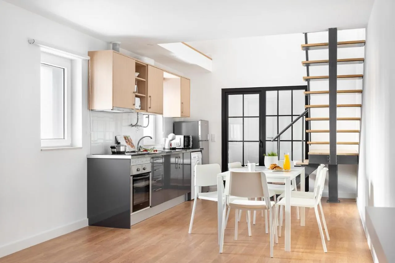 Altido Stylish 2-Level Flats Near Ajuda Palace Lisbon Apartment